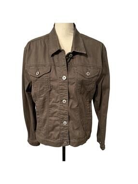 Ethyl Green Cotton Blend Jacket Size XL